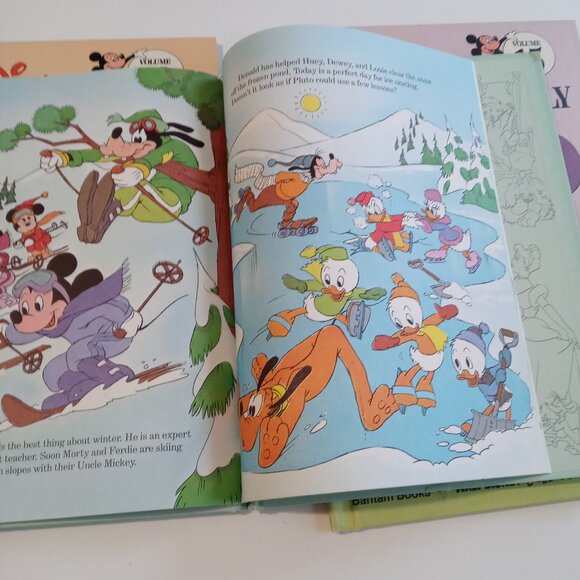 VTG Walt Disney Fun-To-Learn Library Volume Set 1983 Bantam Books Lot of 8 - Picture 8 of 13